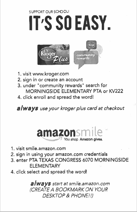 Kroger and Amazon 